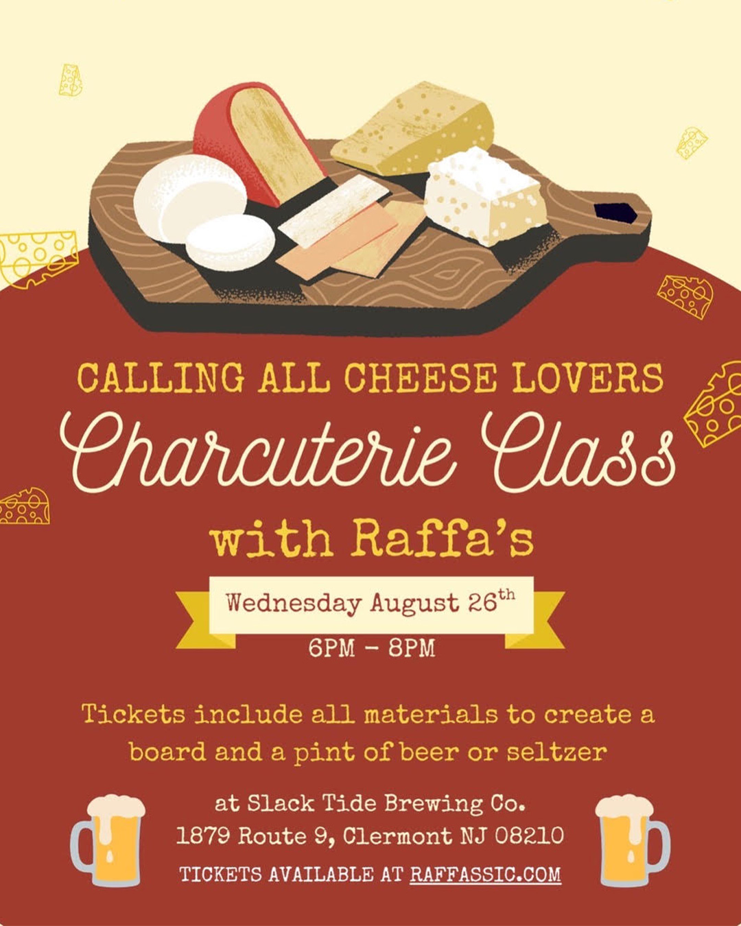 Charcuterie Class at Slack Tide Brewing Co